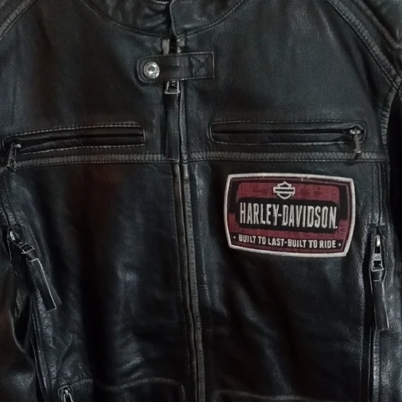 Harley-Davidson Leather Performance Jacket Mens LG - Picture 3 of 9